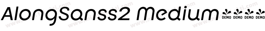 AlongSanss2 Medium字体转换